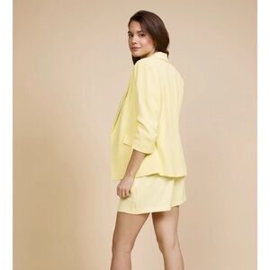 NWT Skies Are Blue shirred sleeved blazer..Only apricot color left. No yellow